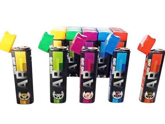 Запальничка Запальнички пластикової сталі FASHION LIGHTER (набитка на крихітку, гостре турбожя) F6-3 ТМ SunOPT Київ