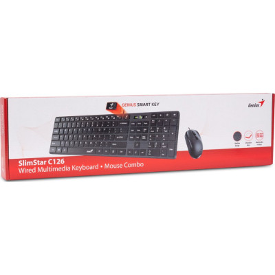 Комплект Genius C-126 SlimStar USB Black Ukr (31330007407) Винница - изображение 2