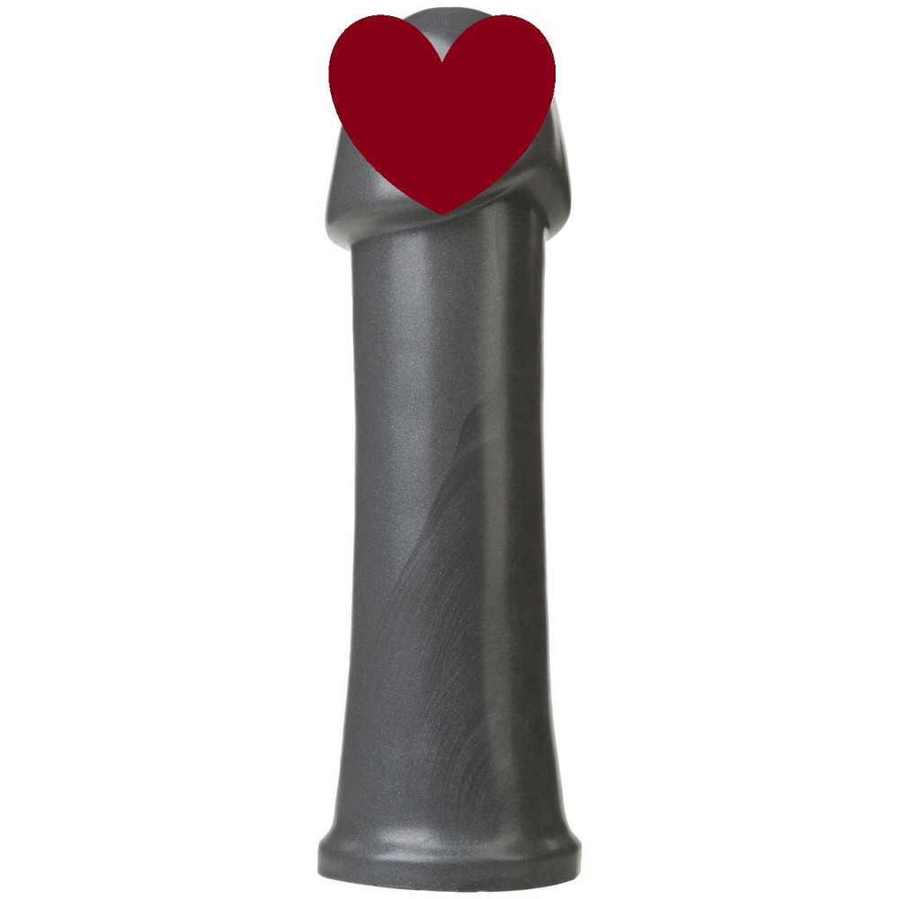 Фалоімітатор для фістингу American Bombshell — B-10 Torpedo — Gun Metal Sex Aura Київ - фото 1
