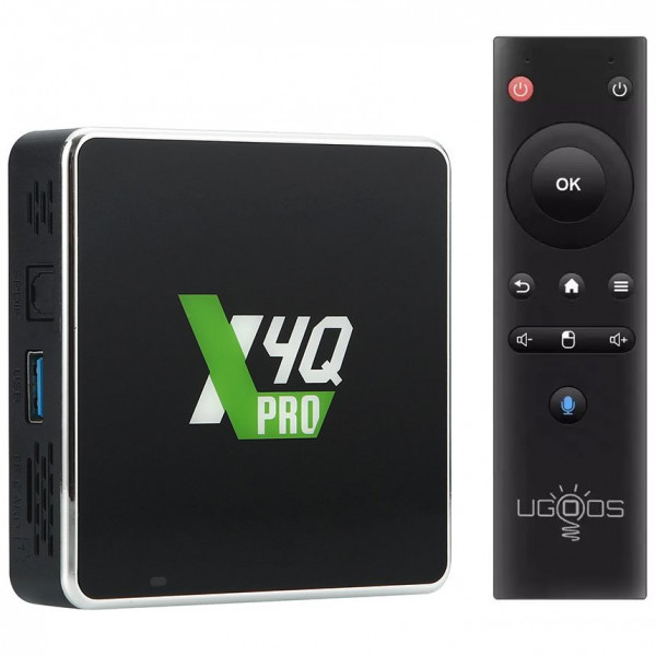 TV Медіаплеєр Ugoos X4Q PRO 4/32Gb/Amlogic S905X4/Android 11/WiFi 2.4G+5G/BT 5.1/Miracast/BT GyroRC (X4Q PRO) Київ - фото 9