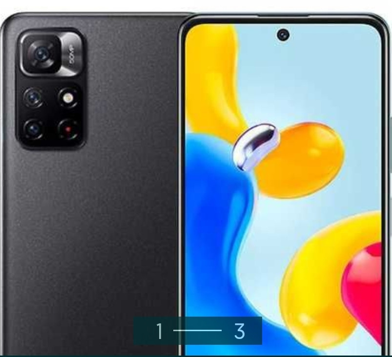 Смартфон Xiaomi Redmi Note 11S 5G 4/128GB Midnight Black з NFC Київ - фото 3