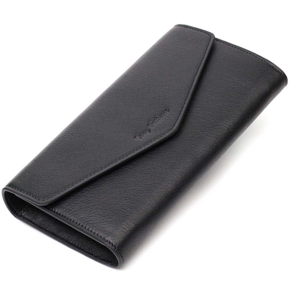 Женское вместительное портмоне из натуральной кожи Tony Bellucci 21976 Черный Киев - изображение 1