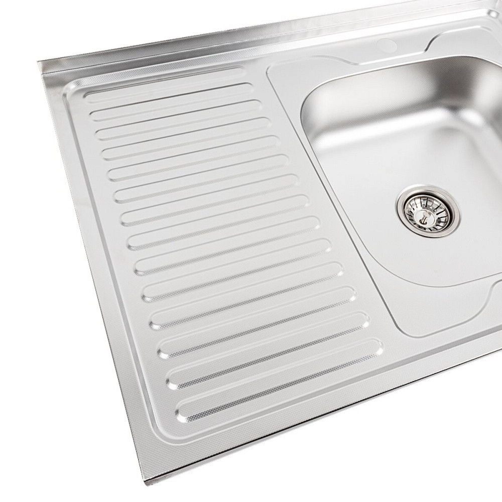VALESO Кухонна мийка з нержавіючої сталі Valeso 8060 R ДЕКОР (0,7/160 мм) Киев - изображение 7