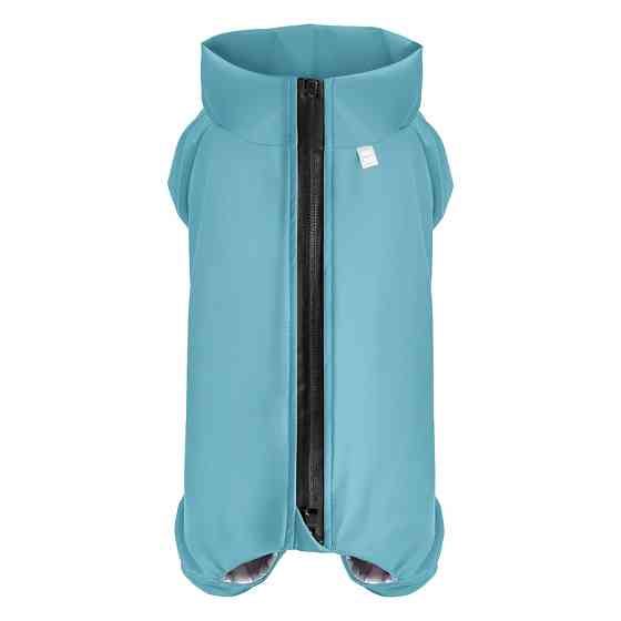 Дощовик для собак WAUDOG Clothes, водонепроникний, M35, В 59-62 см, С 37-40 см, блакитний Київ