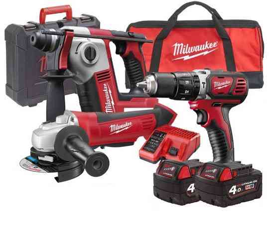 Набор инструментов аккумуляторных MILWAUKEE, M18 BPP3A-402B (зарядное устройство M12-18FC, 2 аккумулятора М18 В4 4Ач, дрель-шурупов Одесса