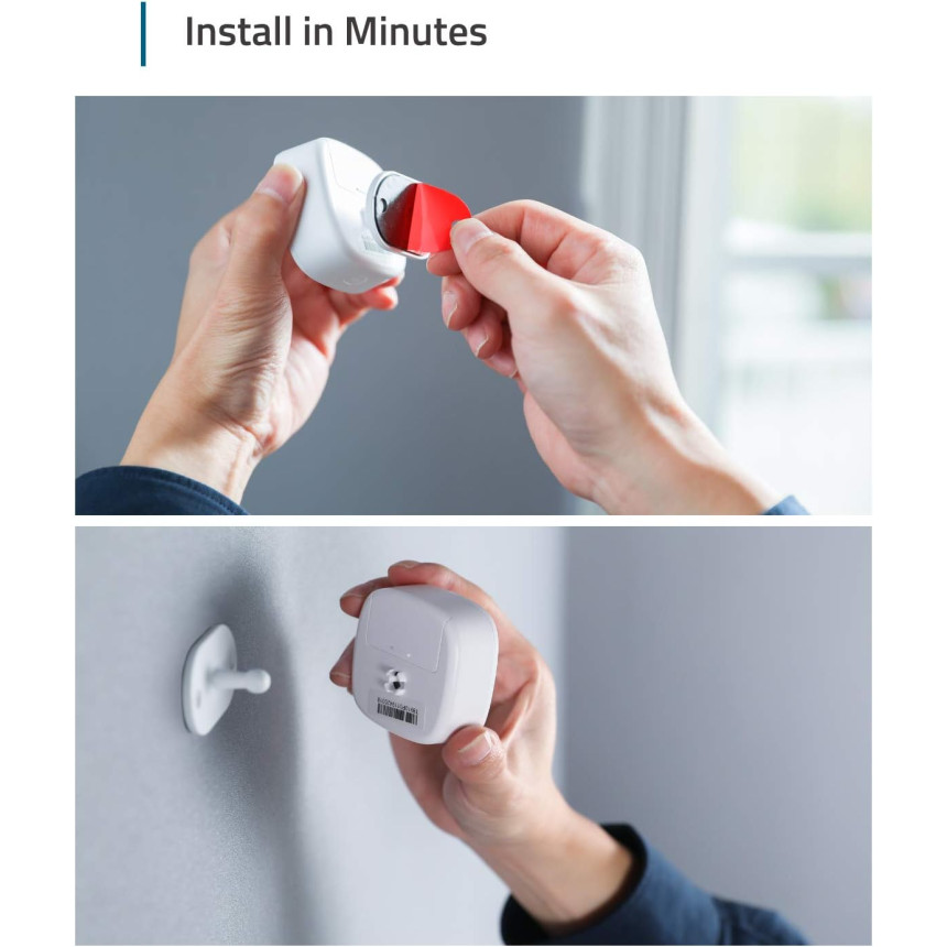 Датчик руху Eufy Security Motion Sensor Alarm, бездротовий, сповіщення на смартфон, HomeBase, білий Київ - фото 4