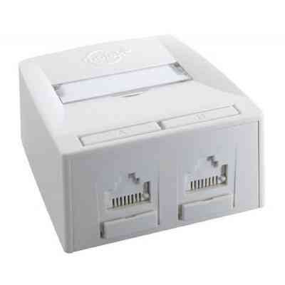 Комп&apos;ютерна розетка RJ45x2 UTP cat.6 568A/B UTP Synergy DG+ Molex (SSY-00007-02) Вінниця