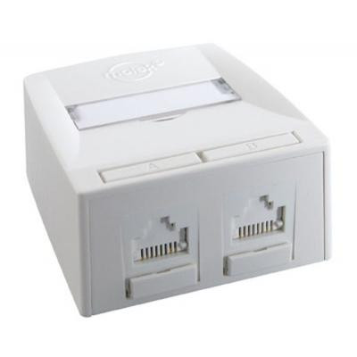 Комп&apos;ютерна розетка RJ45x2 UTP cat.6 568A/B UTP Synergy DG+ Molex (SSY-00007-02) Вінниця - фото 1