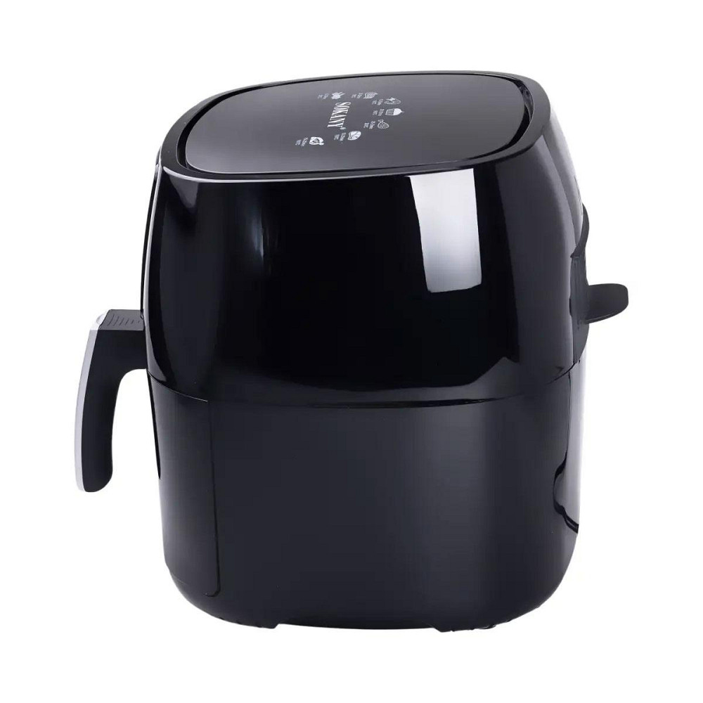 Аэрогриль-фритюрница Sokany SK-8018 электрическая на 5л 1400 Вт черная Киев - изображение 6