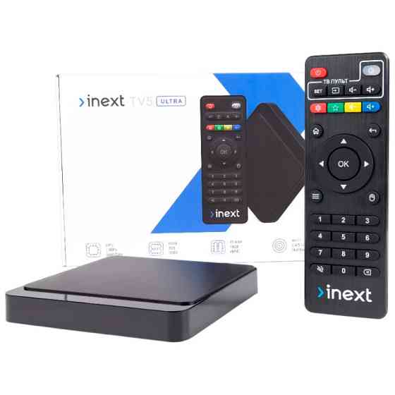 HD медіаплеєр iNeXT TV 5 Ultra Чорний Харків