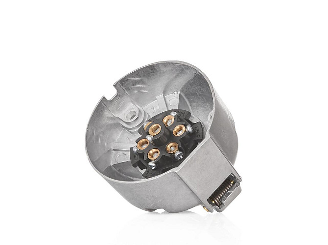Причіпа розетка алюмінієва "GEKO" 7 PIN 12V Стрий - фото 2