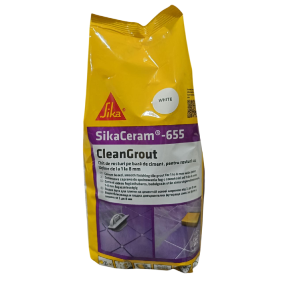 Затирка цементна для швів Sika Sikaceram-655  jasmine жасмін 2 кг Киев