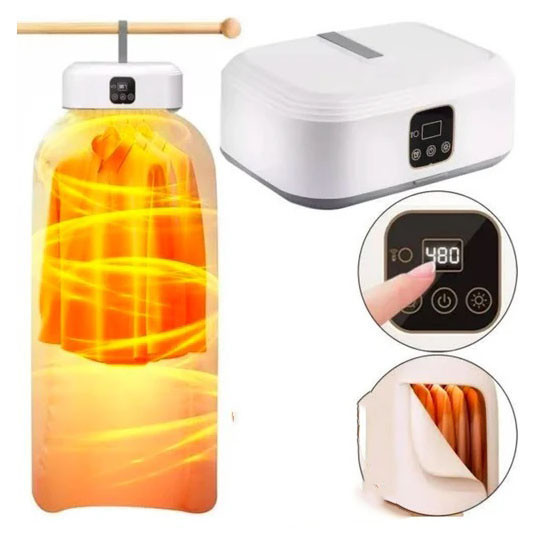 Сушарка електрична, для одягу підвісна складана з таймером та чохлом SB-34 Івано-Франківськ - фото 1