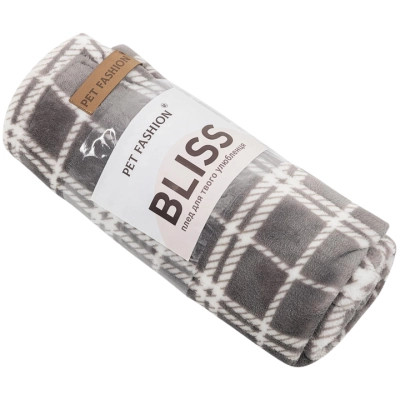 Коврик для животных Pet Fashion Bliss 2 70.5х94 см серый в клеточку (4823082441310) Винница - изображение 1