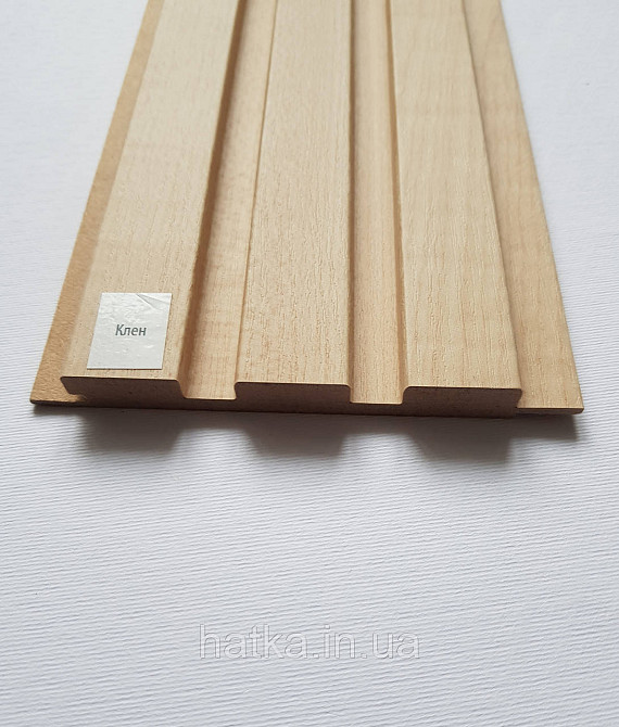 Стеновая реечная панель МДФ 117х12х2800 мм Клен СП12117-16 Киев - изображение 3