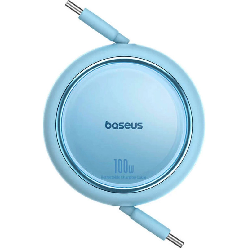 Кабель Baseus Free2Draw Mini Retractable Charging Cable Type-C to Type-C 100W 1m Galaxy Blue Київ - фото 4