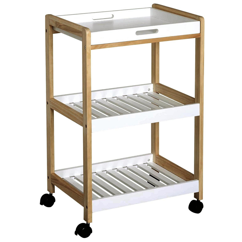 Этажерка для ванной на колёсиках 