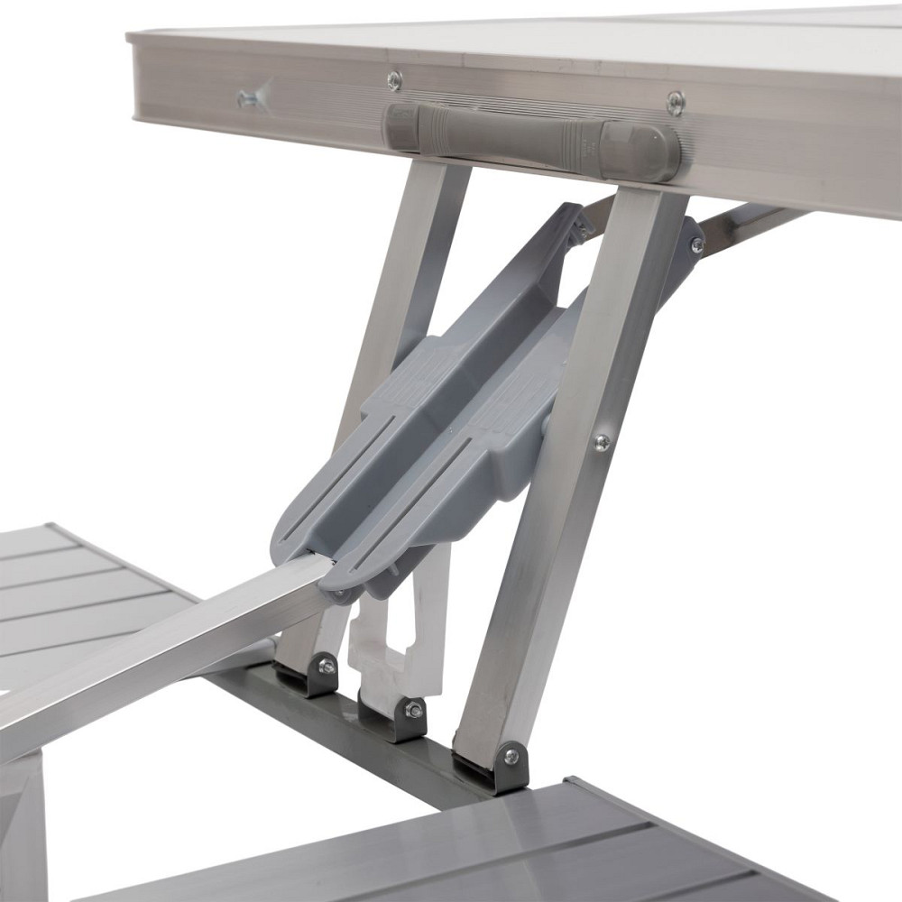 Lugi Складаний алюмінієвий стіл трансформер + 4 стільці для пікніка у валізі набір туристичних Киев - изображение 7