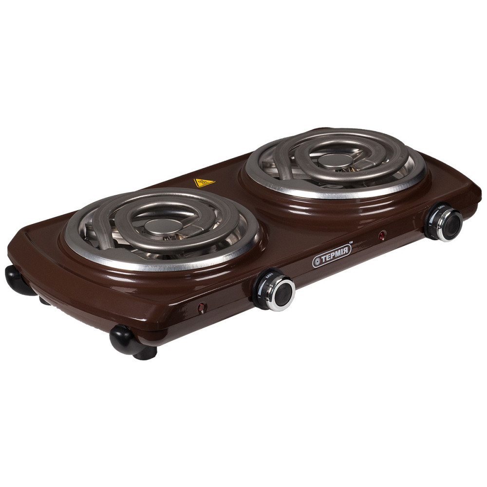 Электроплитка ТЕРМИЯ ЭПТ 2-2,0/230 (ш) М2 коричневая Киев - изображение 1