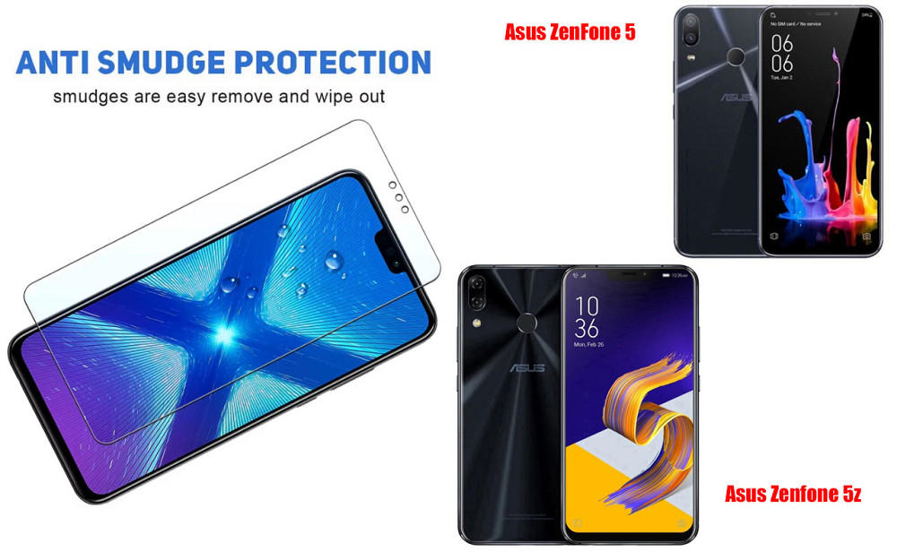 Захисне скло NeoGlass для Asus ZenFone 5, Zenfone 5z – надпрозоре та стійке Київ - фото 3