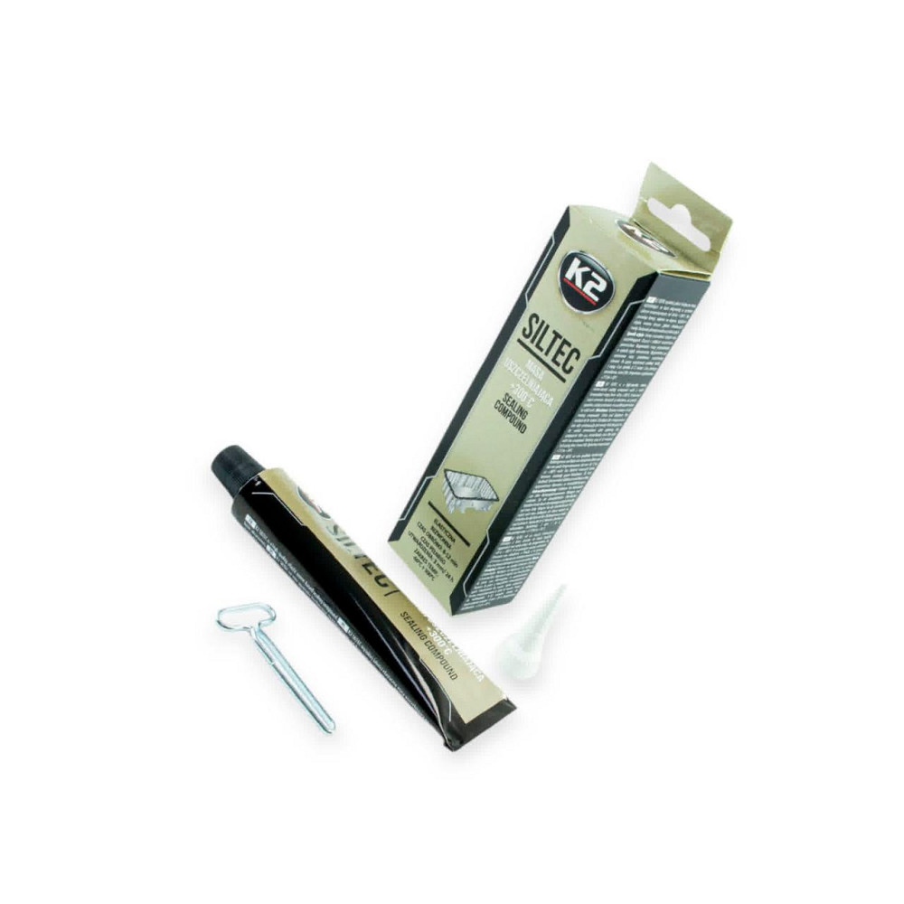 Герметик K2 Siltec 90 г черный Мукачево - изображение 1