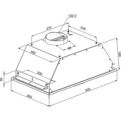 Витяжка кухонна Artel ART CANOPI 350 Black Вінниця