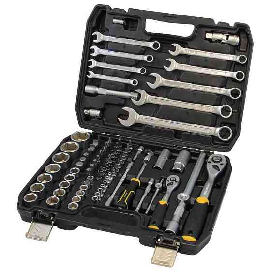 Набір насадок торцевих і біт 1/4", 1/2" 82 шт CrV mid SIGMA (6001551) Київ