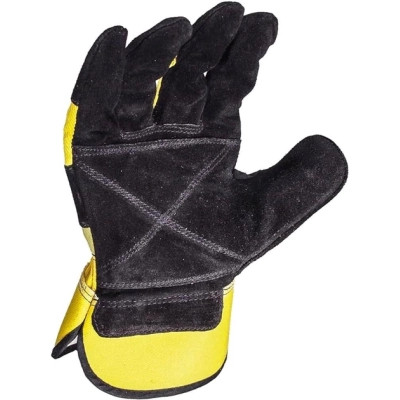 Защитные перчатки DeWALT разм. L/9, с кожаной ладонью и пальцами (DPG41L) Винница - изображение 3