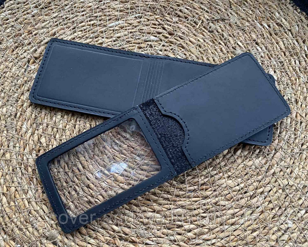 Обкладинка "Державна податкова служба України" з вінтажної шкіри чорного кольору Київ - фото 8