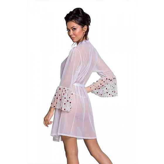 Повітряний пеньюар Passion LOVELIA PEIGNOIR XXL/XXXL, white Sex Aura Київ
