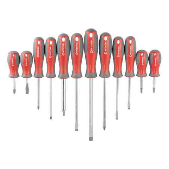 Набор отверток с комплектом насадок, 70 ед. INTERTOOL VT-3370 Киев