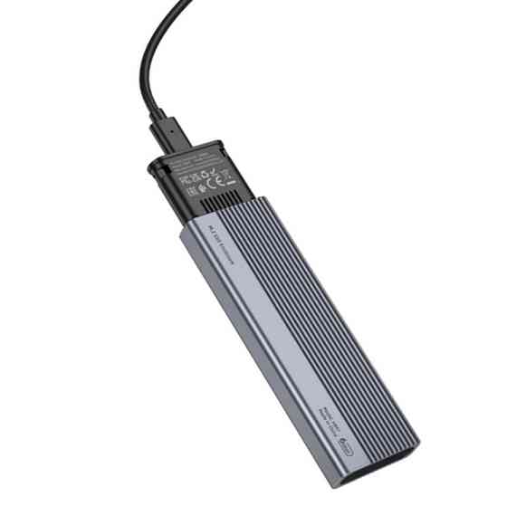 Зовнішня кишеня для SSD HOCO HB47 M. 2 Enclosure, сіра Винница