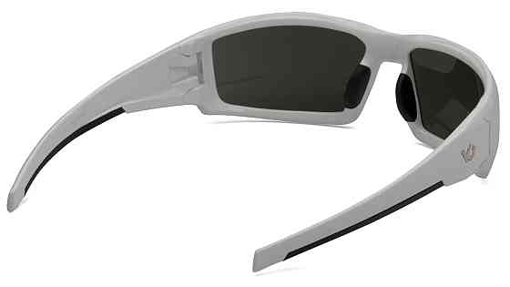 Окуляри захисні Venture Gear Pagosa White (forest gray) Anti-Fog, сіро-зелені в білій оправі Запоріжжя