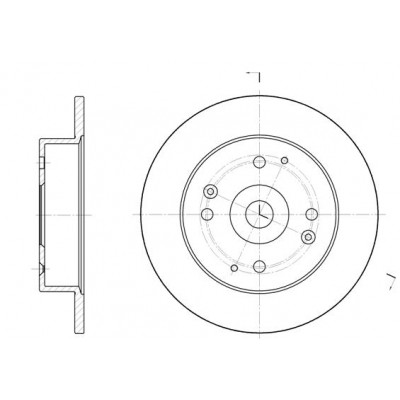 Гальмівний диск REMSA 6448.00 Вінниця - фото 1