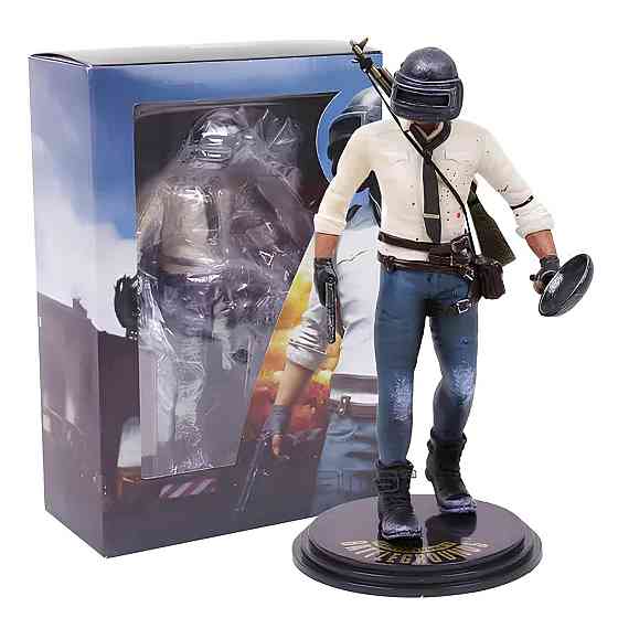 Фігурка PUBG RESTEQ — екшн-фігурка з гри PlayerUnknown's Battlegrounds, 17 см, з аксесуарами, подарункова коробка Київ