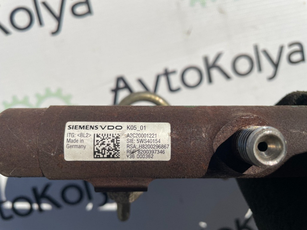 Паливна рейка (рампа форсунок) Renault Kangoo 1.5 dci 1997-2007 (8200397346) Ковель - изображение 3