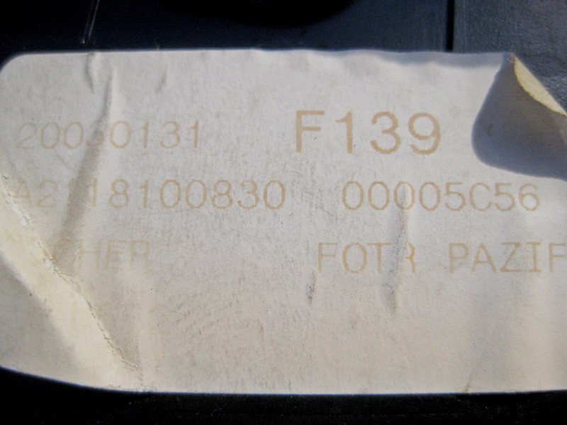 Mercedes-Benz  A2118101030 5C56 Механізм попільнички задніх правих дверей синій E-Class W211 Одесса - изображение 3