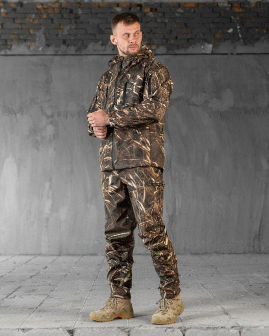 Тактический маскировочный  костюм софтшел SoftShell  statix ВТ0462 Одесса - изображение 12