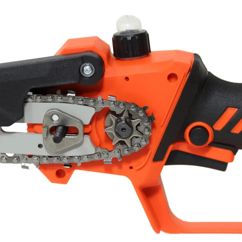 Аккумуляторная цепная мини пила Rebiner RCSA-20/20Li 20В с 2 аккумуляторами и кейсом Литва Львов - изображение 8