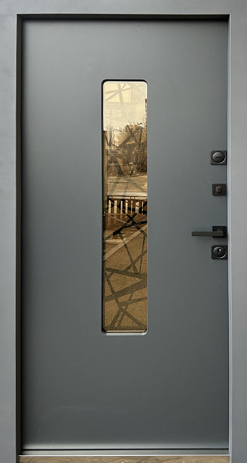 Двері вуличні серія СТРОНГ з ТЕРМОРОЗРИВОМ модель ПЛАЗА 960 Київ - фото 2
