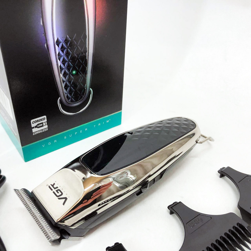 Професійна машинка для стрижки волосся на акумуляторі VGR V-093, Машинка для стрижки волосся і гоління GO-84 Івано-Франківськ - фото 7