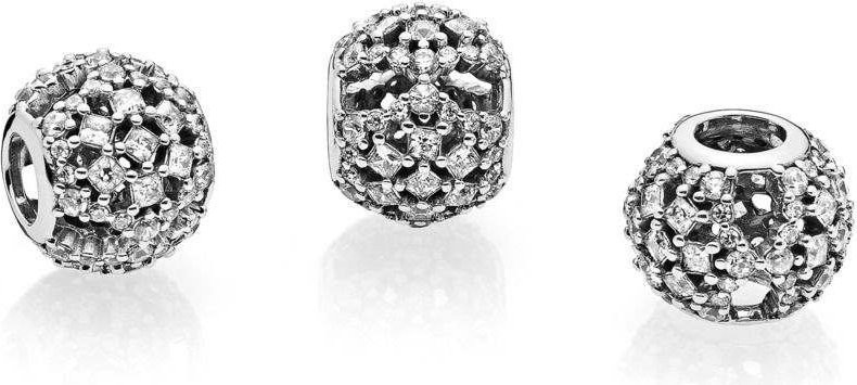 Срібна намистина Пандора  "Снігопад" 796378CZ MasterSem Київ - фото 2