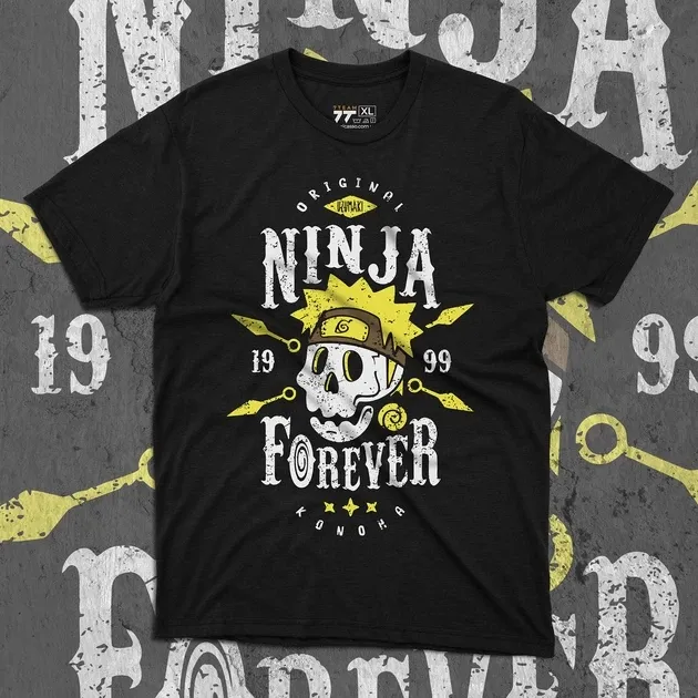 Футболка для подростка мальчика с принтом Наруто Ninja Forever Размер 160 Anime10098 Днепр - изображение 1