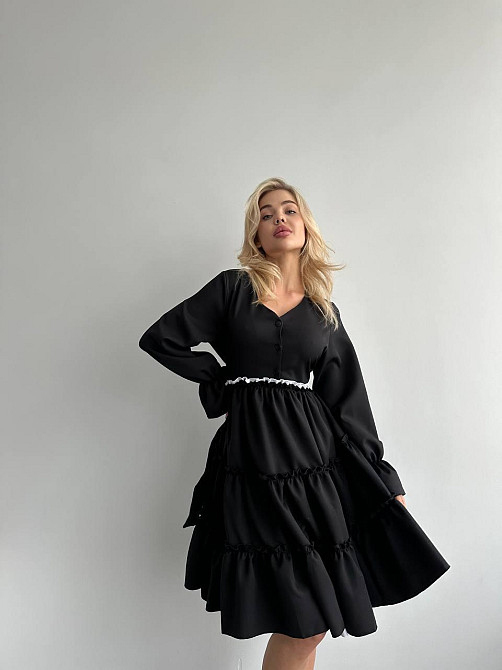 Женская базовая приталенная костюмный креп Одесса - изображение 1