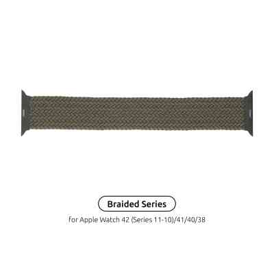 Ремешок для смарт-часов Armorstandart Braided Solo Loop для Apple Watch 42 (Series 11-10)/41/40/38 Inverness Green Size 6 (144 mm) (ARM58065) Винница
