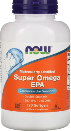 Супер Омега-3 Now Foods Super Omega EPA 360 ЭПК/ 240 ДГК 120 капс Киев