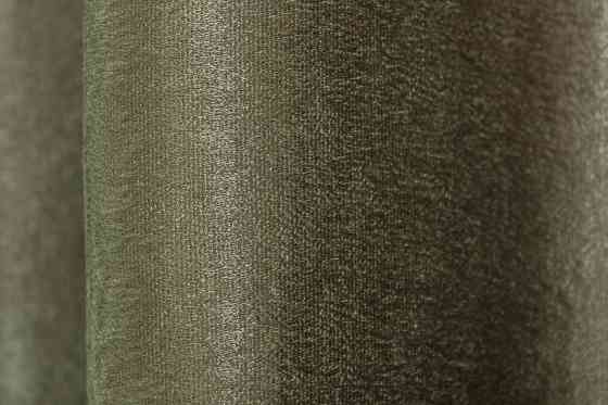 Комплект готових штор VR-Textil Льон Парма № 1044ш Оливково-коричневий 100х270 см 2 шт (31-545) Київ