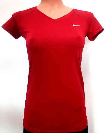 Женская футболка Nike Air красная  p.S(44) Сумы