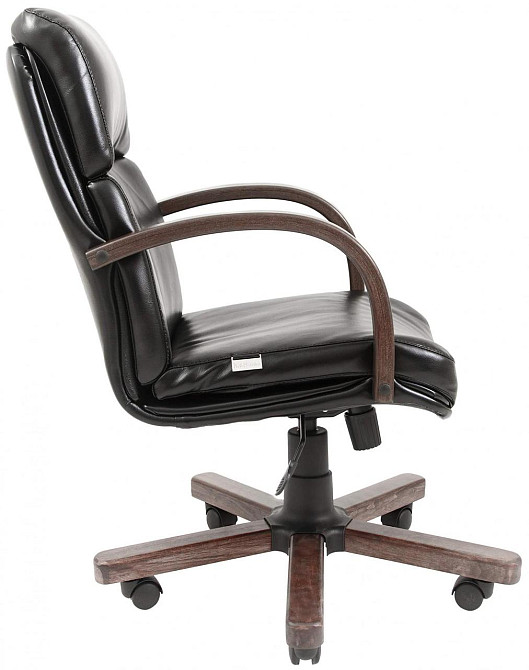 Офисное Кресло Руководителя Richman Dakota Fly 2230 Wood М1 Tilt Черный Днепр - изображение 3