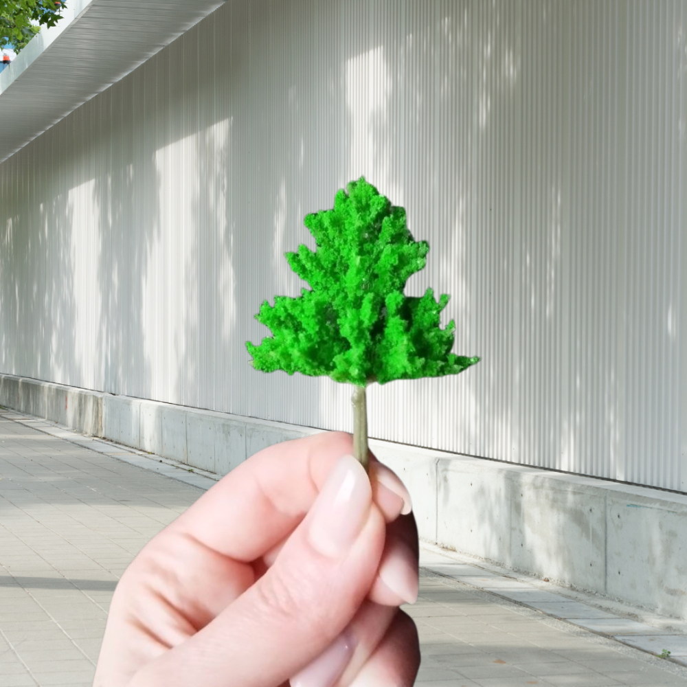 Зелені дерева 6-7 см для мініатюри, макетів, діорам, піщаного столу міні-саду, мікроланшафту, моделізму Одеса - фото 7